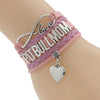 Infinity Love Pitbull Mom Bracelet