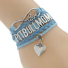 Infinity Love Pitbull Mom Bracelet
