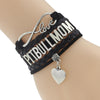 Infinity Love Pitbull Mom Bracelet