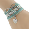 Infinity Love Pitbull Mom Bracelet
