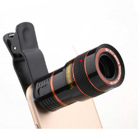 FREE SHIPPING - Universal 8X Zoom Telescope Lens