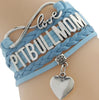 Infinity Love Pitbull Mom Bracelet