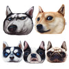 3D Dogs Face  Pillow