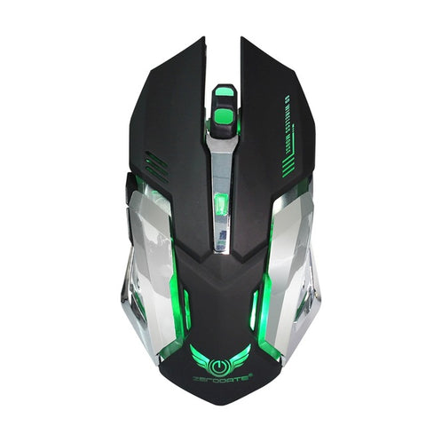 2.4G Rechargeable Wireless Gaming Mouse 6 Buttons 2400DPI